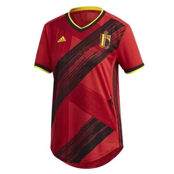 Camiseta Bélgica Replica Primera Ropa Mujer 2020 Rojo